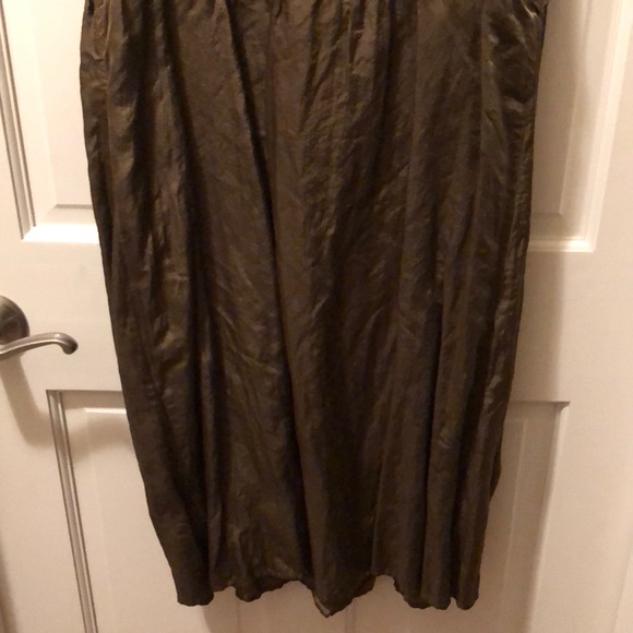 Eileen Fisher • Olive Wrap Dress - Picture 8 of 11